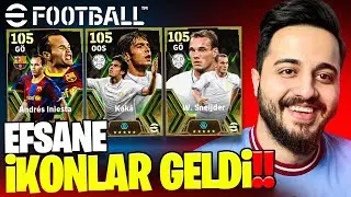 WOW! 3 NEW ICON CARDS ARRIVED IN eFootball! BIG PACK OPENING! eFootball 24