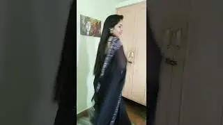 GRWM for Diwali || Kaise lag rhe hu Me black sari m || #meenuwithyou #shorts #shortvideo #grwm