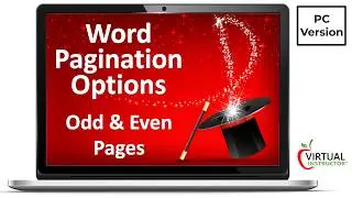 Word Pagination Options    Odd and Even Pages   PC Version