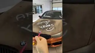Old Wrap Failure & Removal | BMW 5-Series Copper Film Disaster