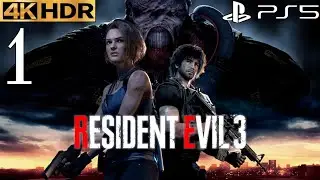 RESIDENT EVIL 3 REMAKE (PS5) 4K 60FPS HDR Gameplay Walkthrough Part 1 INTRO (FULL GAME)No Commentary