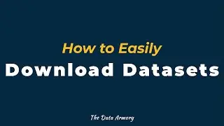 How to DOWNLOAD KAGGLE Datasets Tutorial