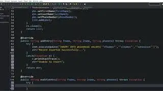 PHONE BOOK APPLICATION | ADD | MODIFY | DELETE | RMI