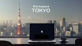 Deep Focus Music | Tokyo Digital Workspace | Pure Focus for Productivity (6 Hours)