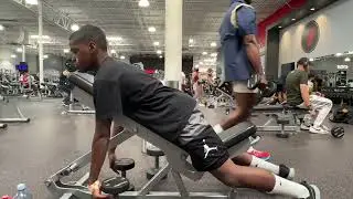 Leg and back day workout