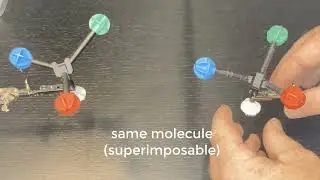 Switching any two groups on a chiral center gives the enantiomer!