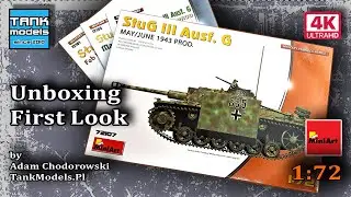Unboxing 352 - 1:72 StuG III Ausf. G Maj/Czerwiec 1943 - MiniArt 72107