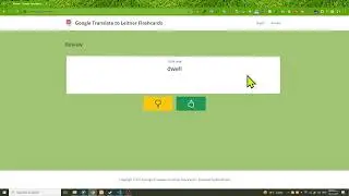 Google Translate to Leitner Flashcards Demo