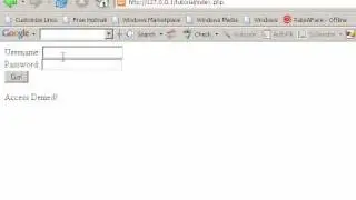 PHP Tutorial #2 - Login form