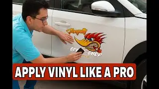 How to apply a vinyl car decal the right way