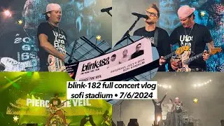 i went blink 182’s one more time tour @ sofi stadium 7/6/24+pierce the veil concert vlog los angeles