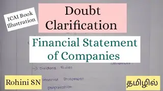 Doubt Clarification - Financial Statement of Companies/ Accounting/ CA Inter