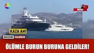 Lüks megayat, motoryata çarptı!