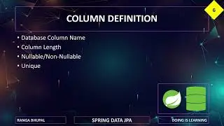 SPRING DATA JPA – 006 COLUMN ANNOTATION - 