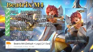 Script Skin M4 Beatrix No Password | Full effect and voice | Patch terbaru