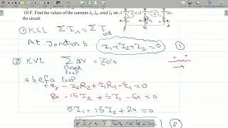 Example: Kirchhoff's  rules