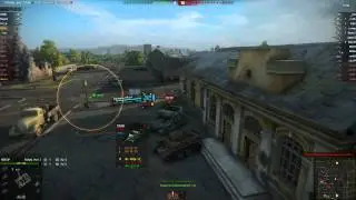 WorldOfTanks Нагиб трёх ПТ и одного ЛТ на PZ-1C