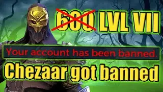 Paladins: Chezaar got banned/No 600 LVL VII?/LAST MONTAGE