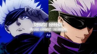 Ghost effect tutorial. After Effects.