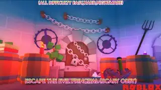 ESCAPE THE EVIL PRINCIPAL (OBBY) Walkthrough - Roblox