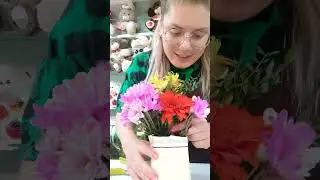 СОБИРАЮ КОМПОЗИЦИЮ ИЗ ГЕРБЕР И БОЛТАЮ ВСЯКУЮ ЧУШЬ