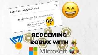 POV: Redeeming 100 robux with microsoft reward be like😂