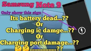 Samsung Note 9 stuck on charging logo solution || Samsung Note 9 charging solution