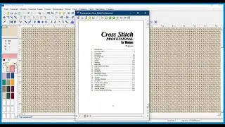 Программа Cross Stitch Professional Platinum — работа с мануалом программы