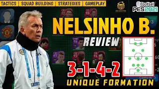 NELSINHO B. ULTRA ATTACKING 3142 FORMATION MANAGER REVIEW | PES 2021 MOBILE