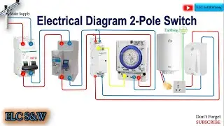 How to work Electric Water Heater With Time Clock Switch/Wiring Diagram