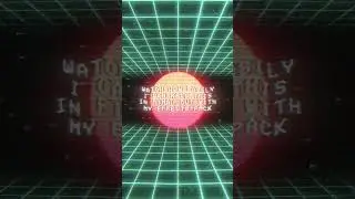 Easily make awesome retrofuture visuals with my effects pack!￼ #editing #videoediting