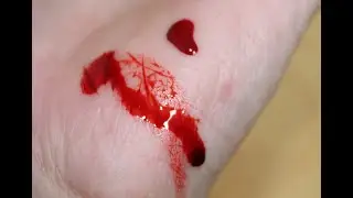 Blood Green/Blue Screen Effects | HD Blood Drop Slow Motion [4K] No Copyright