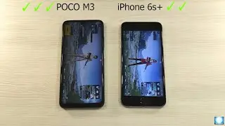 POCO M3 vs iPhone 6s Plus | SpeedTest, Camera Comparison, Antutu