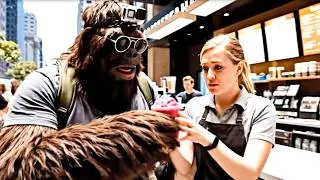 Bigfoot Vlogs: I carjacked a human to get my Dragonfruit Cappuccino! 😱☕