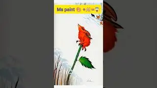 ms paint drawing ai video #paint #viral #drawing #mspaint #ai #art