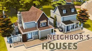 Соседские дома Симс 4 🌳Neighbor's houses The Sims 4 | Строительство | NO CC