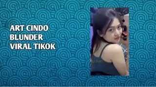 Art cindo blunder sampe nangis........? 