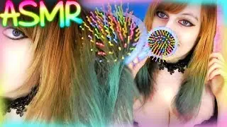ASMR Hair Brushing ░ Brush Hair ♡ Whispering, Soft Spoken, Calming, Hair Salon ♡