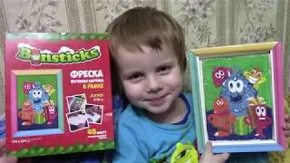 Sand Painting, colored sand - Educational videos for kids