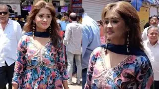 Kanchi Singh and Siddharth Jadhav Seek Blessings at Lalbaugcha Raja| Filmy Focus Bollywood