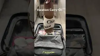 Pack My Vacation Carry-On Luggage With Me. #packwithme #packforvacation #carryonluggage