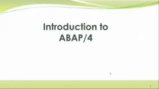 Introduction to SAP ABAP for Beginners