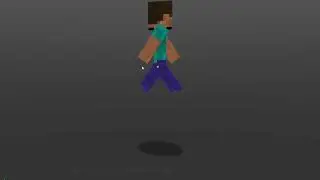 Steve Run cycle test para mis animaciones