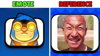 Emotes & REFERENCES in Clash Royale (Part - 2) 🤢