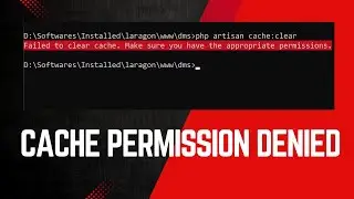 You do not have appropriate permissions to clear cache | Hadayat Niazi