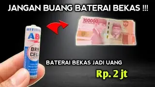 LANGSUNG KAYA DADAKAN🤑🤑BATERAI BEKAS JADI CUAN/UANG