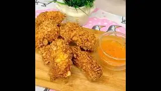 Стрипсы как в KFC 🔥😍 Очень по вкусу похоже на курочку из KFC,даже при жарке запах тот же 🔥