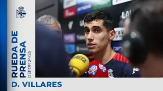 Rueda de prensa de Diego Villares tras el Cartagena 1-5 RC Deportivo