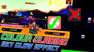How to  add Colour Grade+Sky Glow Effect in Kinemaster PUBG Montage||Colour Grading Like on Android