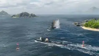 World of Warships 1v3 at the end (not sure)